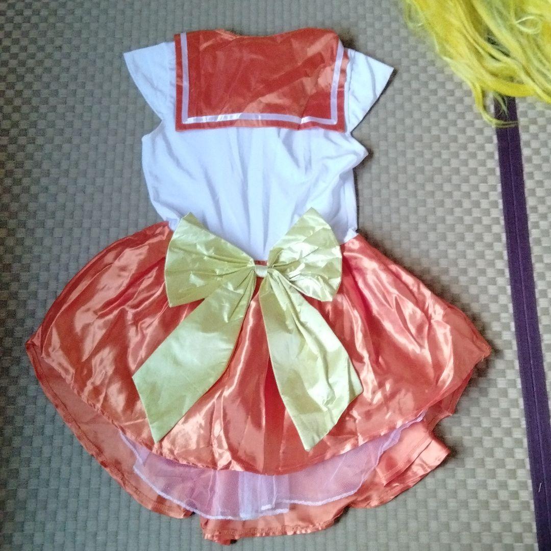 セーラームーン　大人用コスプレ　セーラーヴィーナス　ウィッグ　かつら　変装