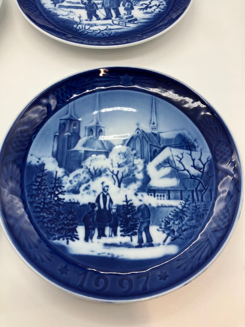 ロイヤルコペンハーゲン　イヤープレート　9枚 1991〜1999年　1990年代