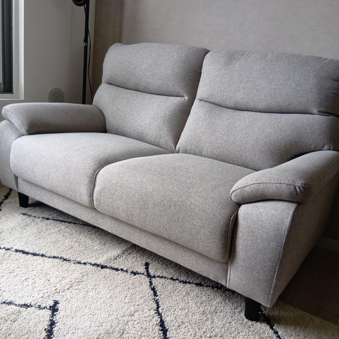 Muuuさん専用 　ニトリ　ソファー　2人掛け　ライトグレー