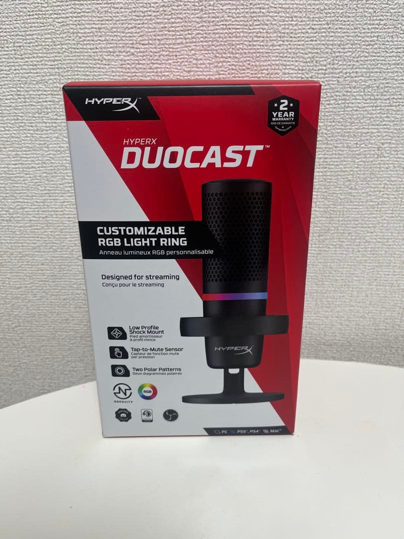 HYPERX DUOCAST コンデンサーマイク 新品未開封