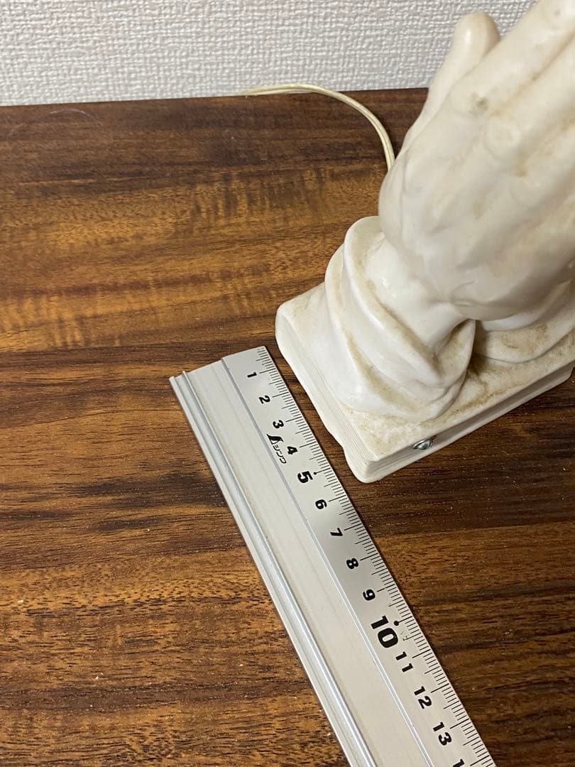 50s' ビンテージプレイハンドランプHOLY BIBLE 手を合わせたランプ