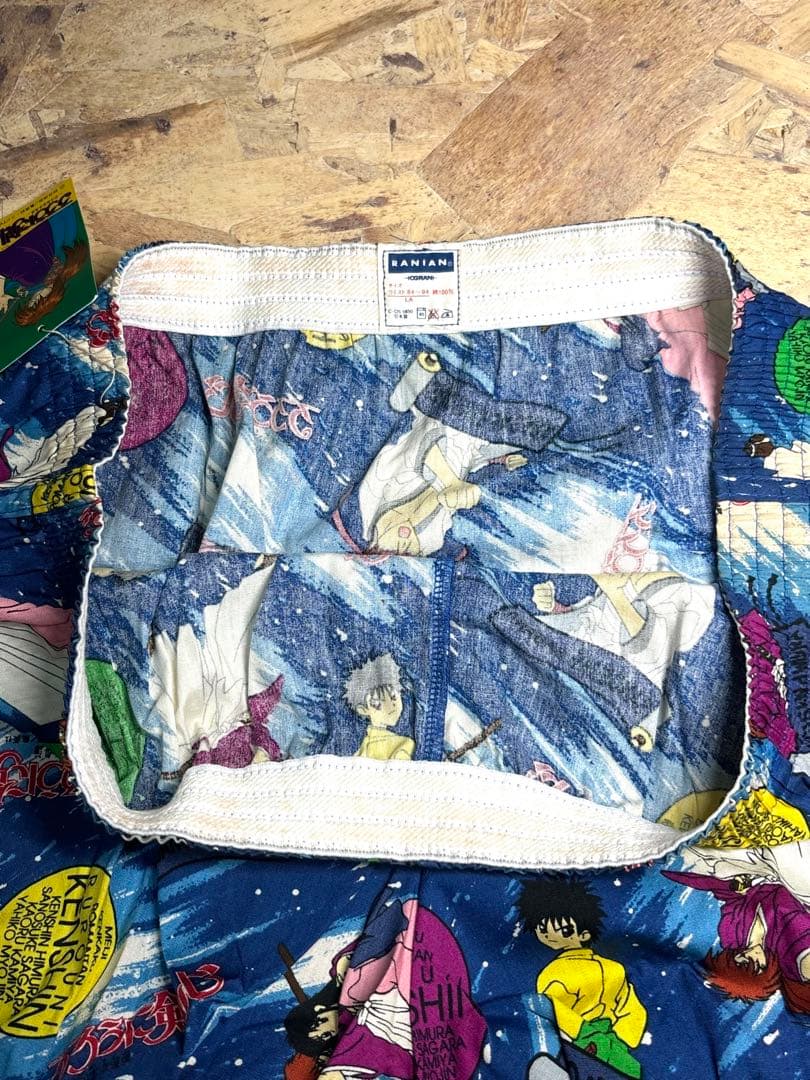 超レア❗️デッドストック当時物、未使用 「るろうに剣心 」キャラクタートランクス