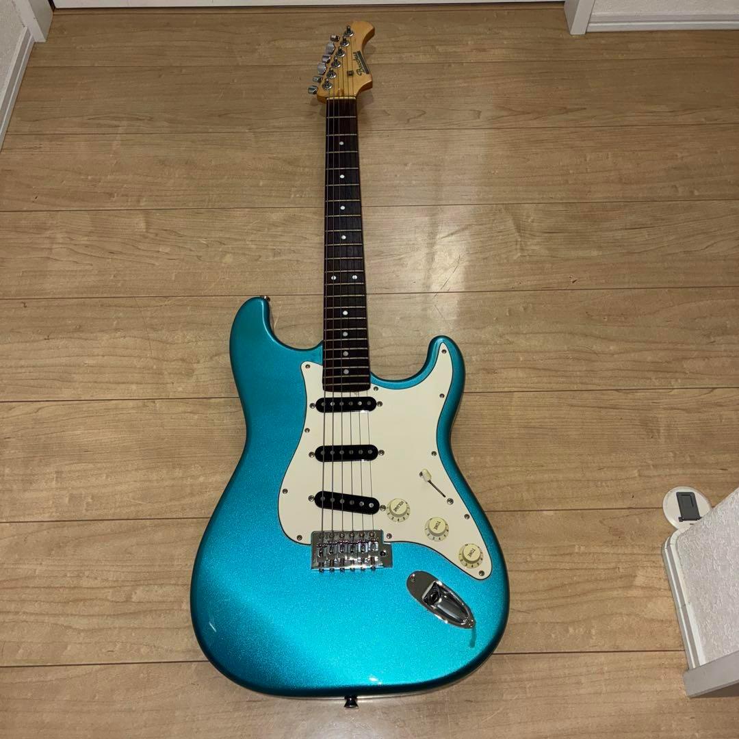 調整済み！弾きやすい！Bacchus 旧ロゴ　エレキギター　調整済み美品