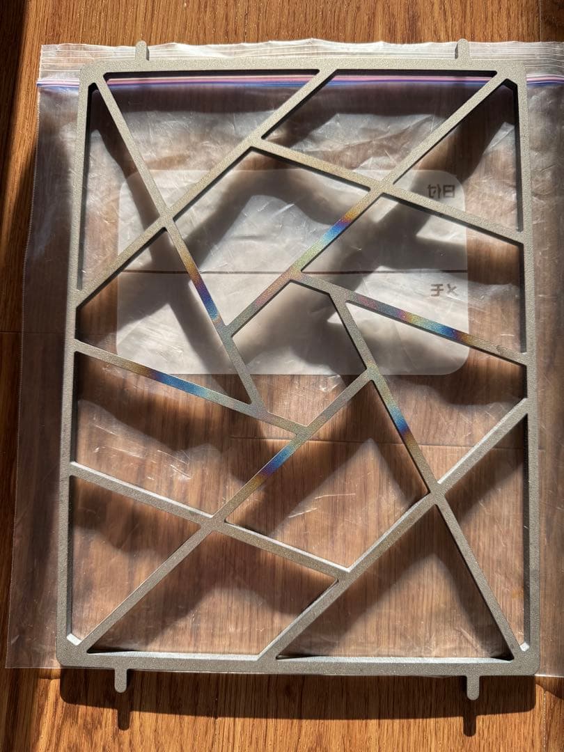 37CAMP FR234Ti フラット五徳 チタン（ブラスト仕上げ）