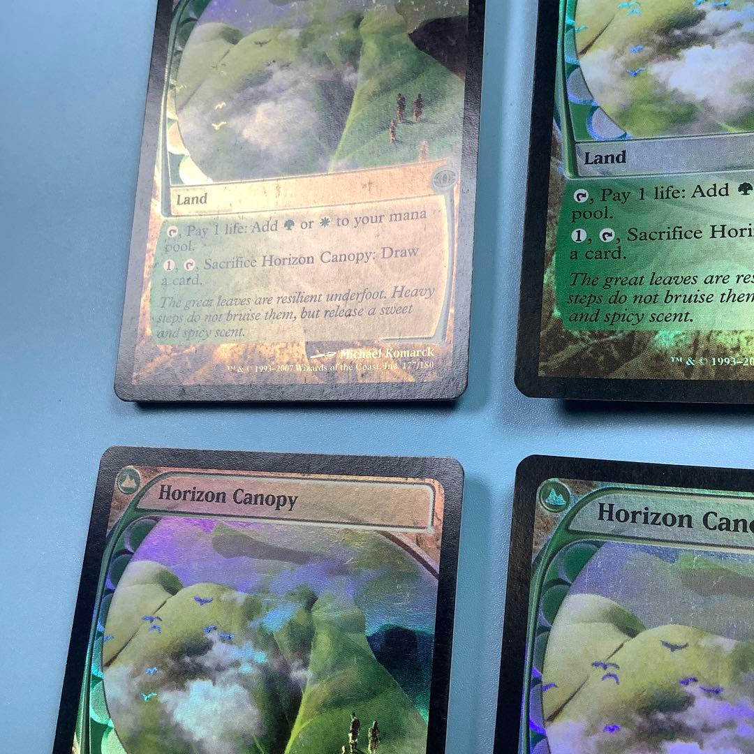 地平線の梢/Horizon Canopy FUT英語foil4枚セット