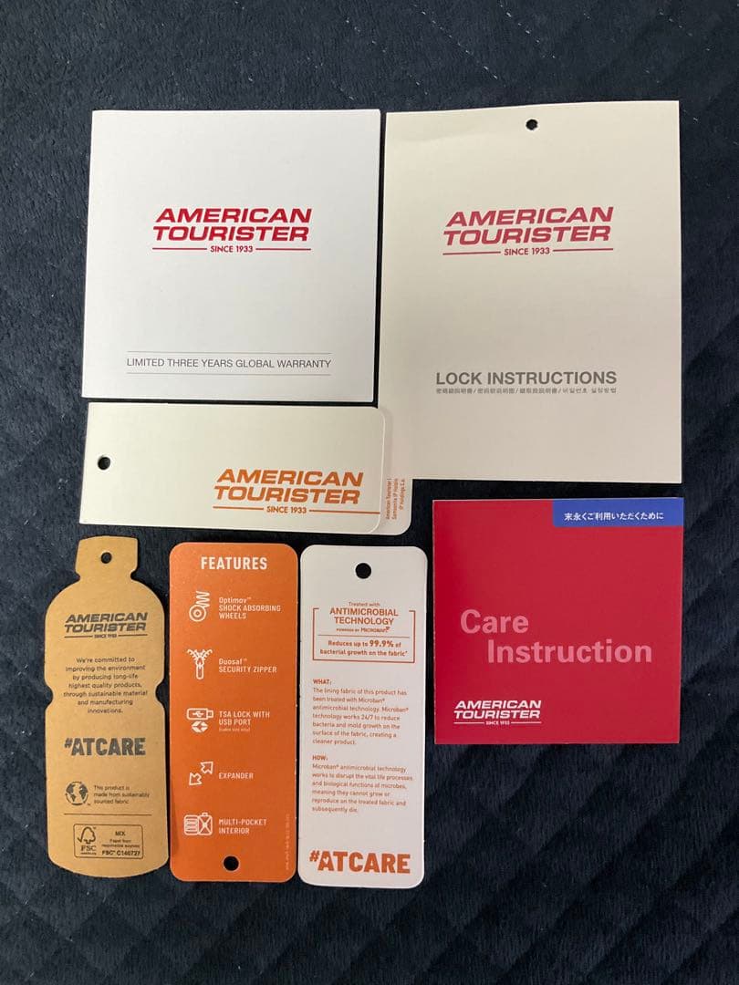 American Tourister SQUASEM ブラック 68cm