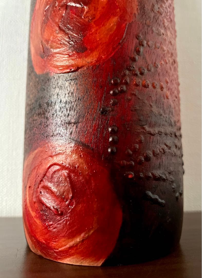 渡辺 正雄 Masao 創作 こけし Kokushi doll 薔薇 レトロ