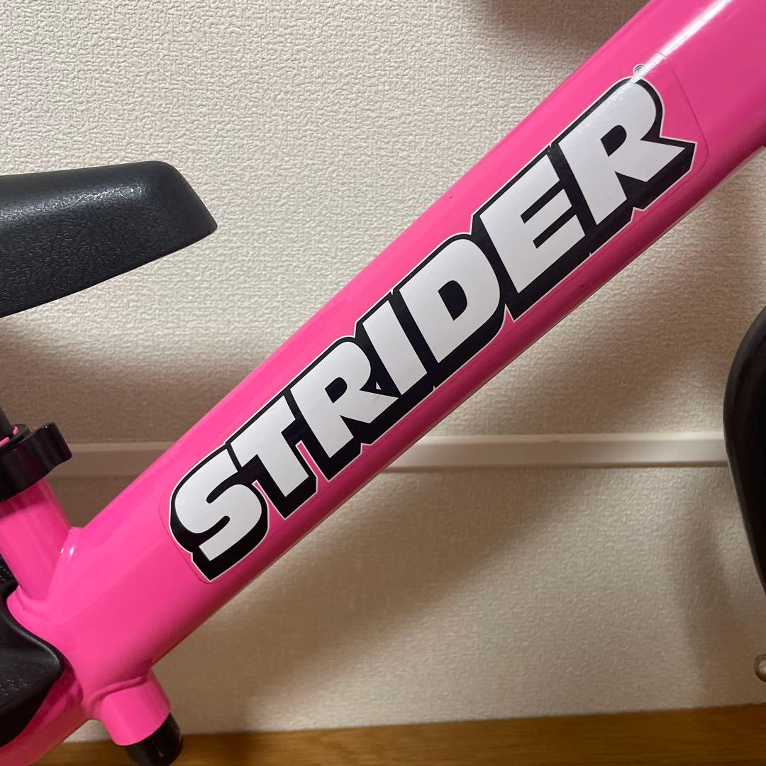 【美品】 STRIDER ストライダー SPORT12 ピンク　フット付き
