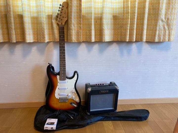 ギター、アンプ、ケース、チューナー、セット