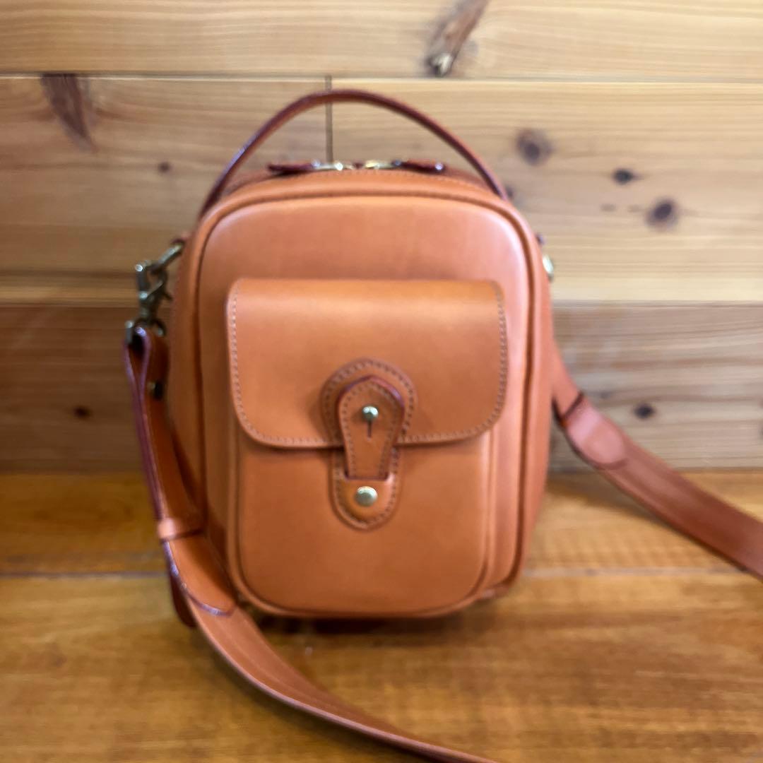 【未使用品】ITAGAKI 2way 本革レザー ショルダーバッグ　板垣