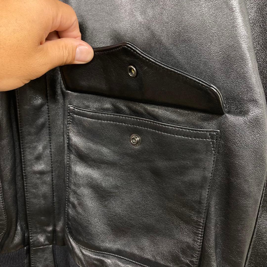 美品　OMNIGOD オムニゴッド　ラムレザー　A-2 レザージャケット 4