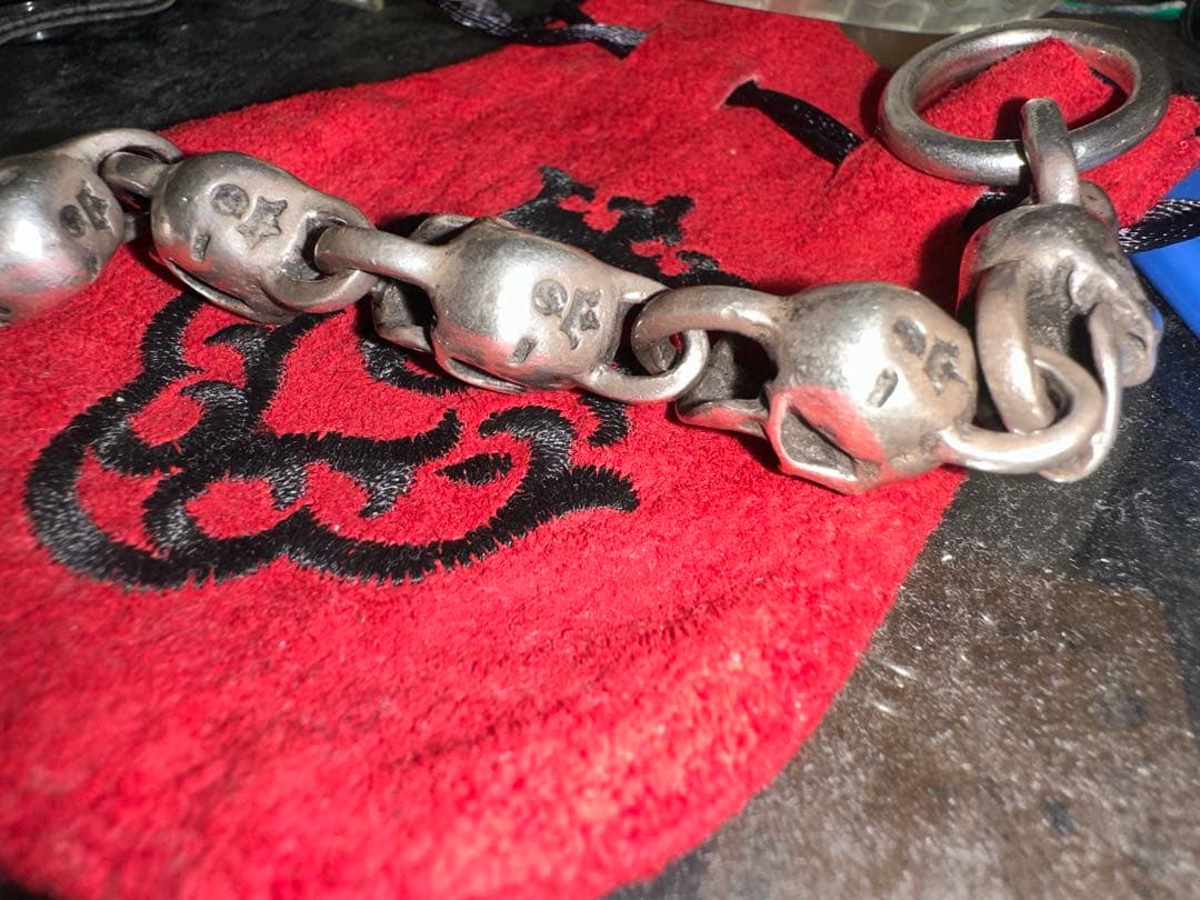 ガボール　インターナショナル　7スカルブレスレット