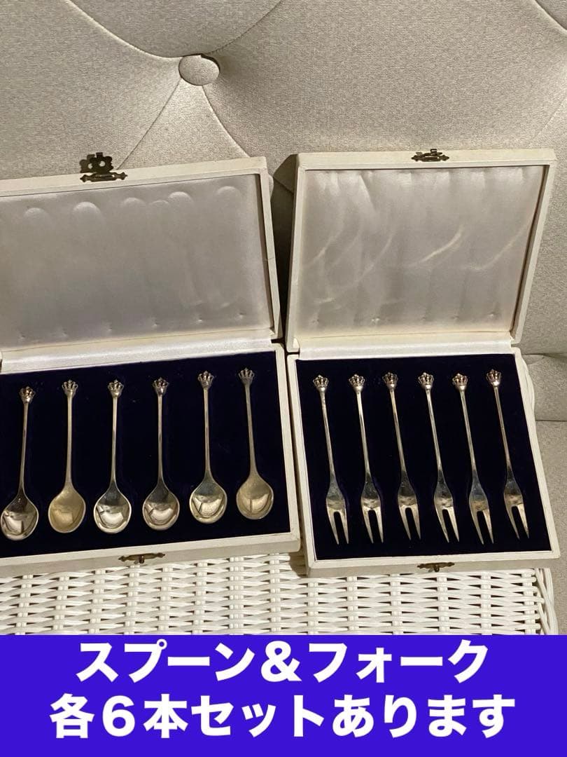 希少♦️純銀　スプーン　6本セット♦️国産♦️ヴィンテージ♦️シルバー♦️未使用♦️証明書付