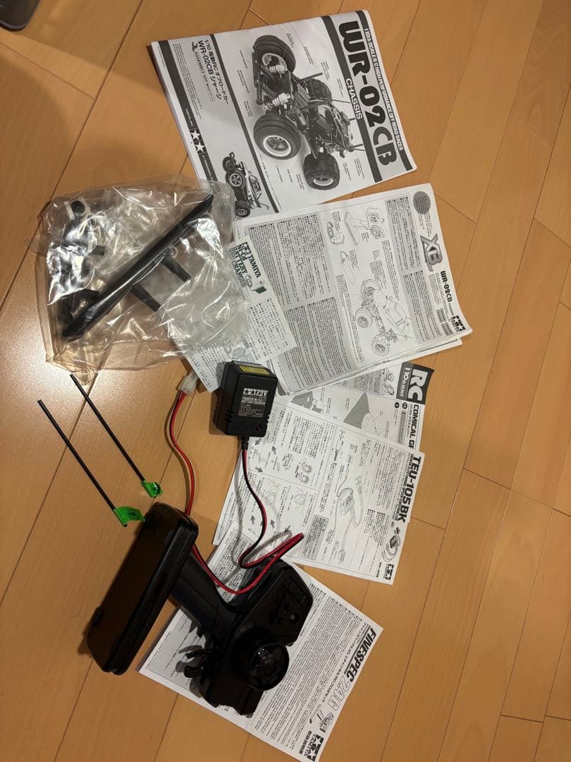 【中古】タミヤ コミカルグラスホッパー　1/10XB WR-02CBシャーシ