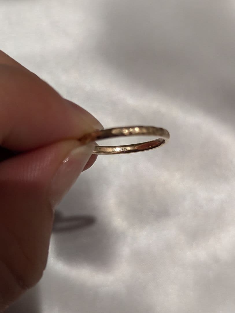 agete　メッセージリング　k10　11号