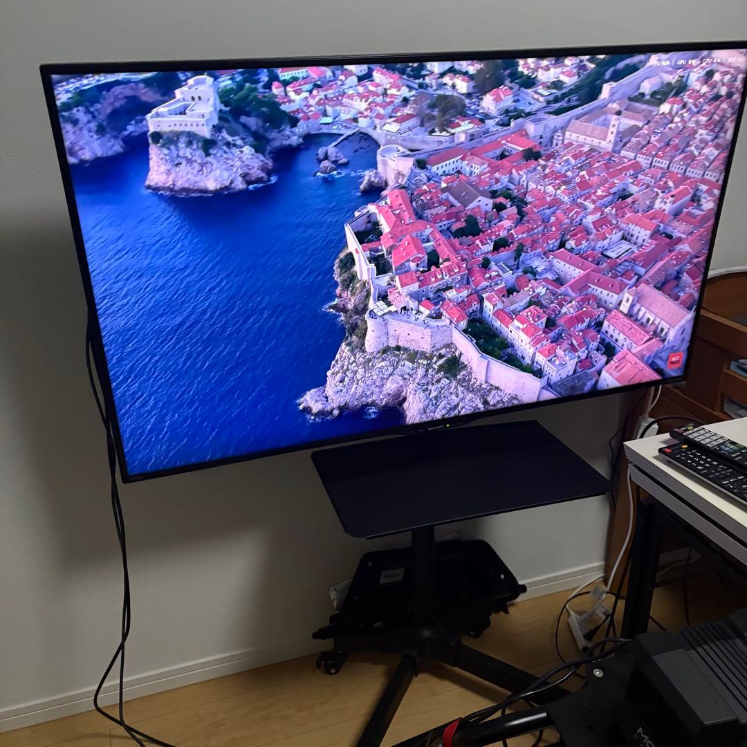 シャープ lc-50u45 2018年製 スタンド付き(直接手渡し)