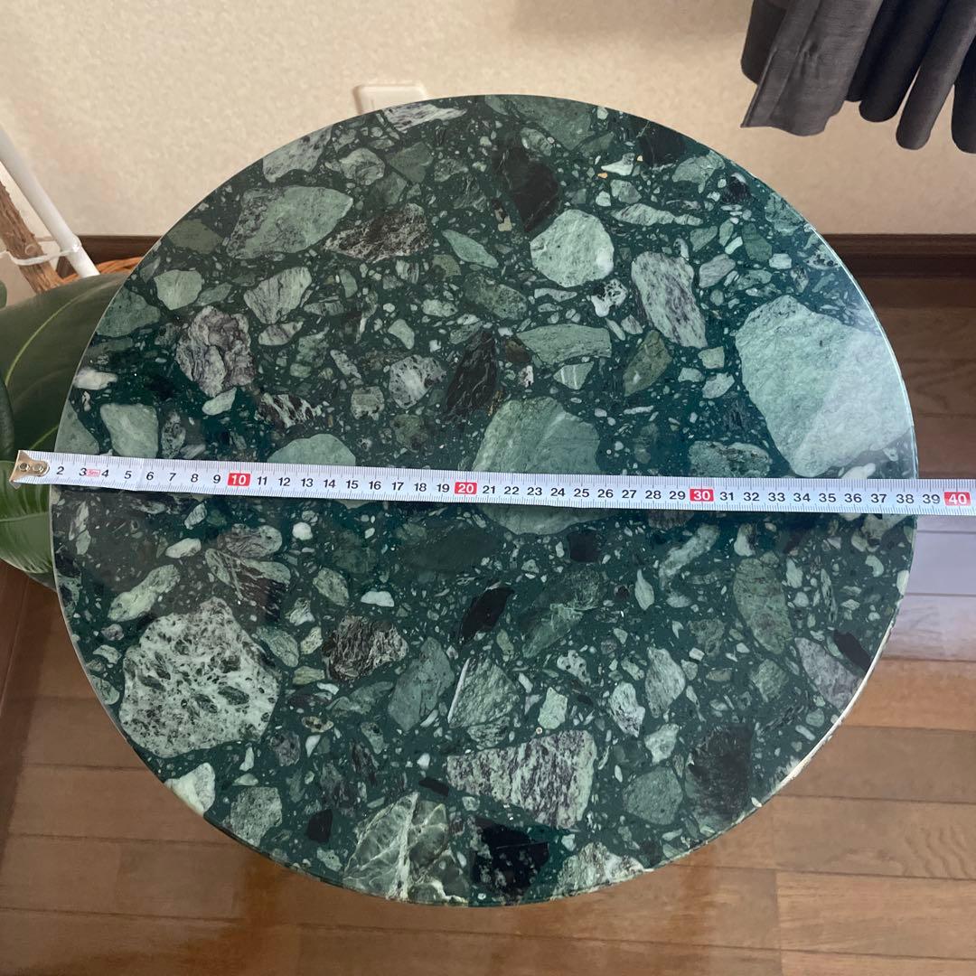 イタリア製 大理石 真鍮 花台 飾り台　猫足