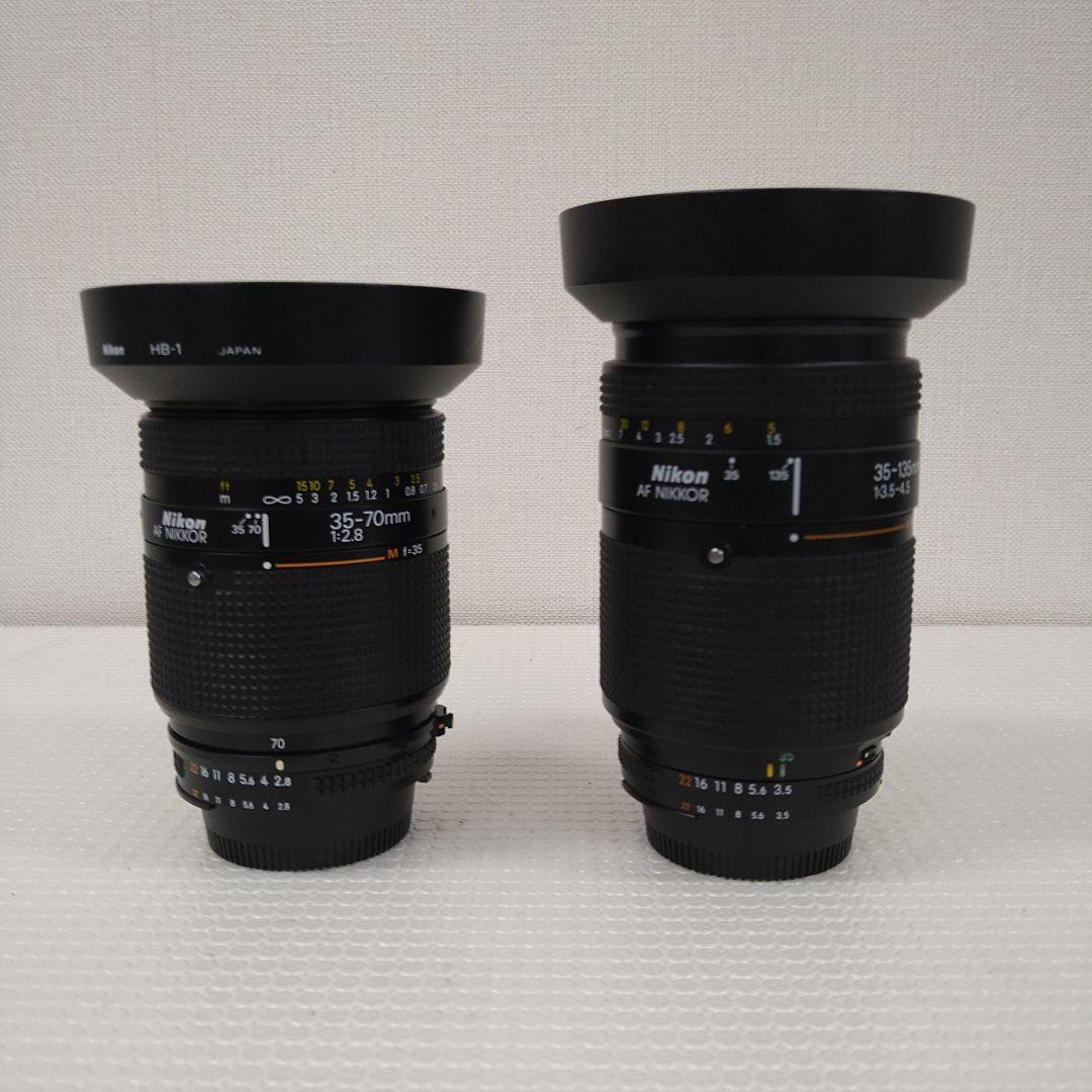 ニコンAF35-70mmf/2.8及AF35-135mmダブルレンズセット