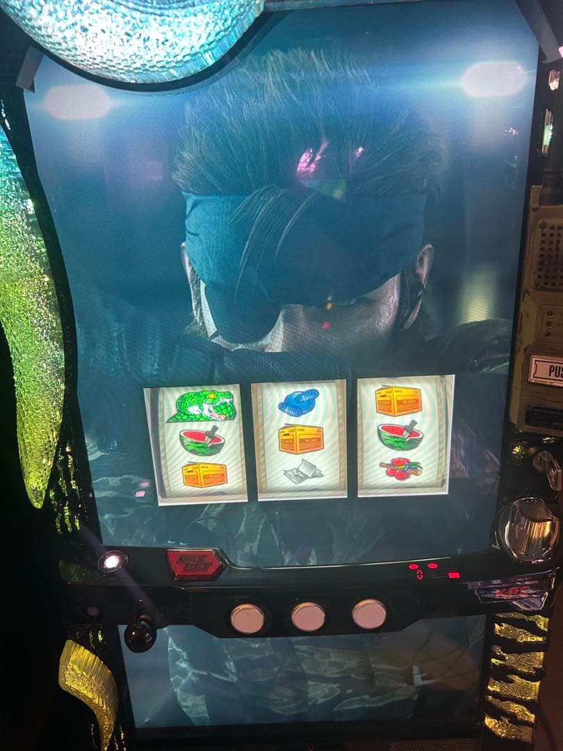 パチスロ実機 メタルギアソリッド 不要機付