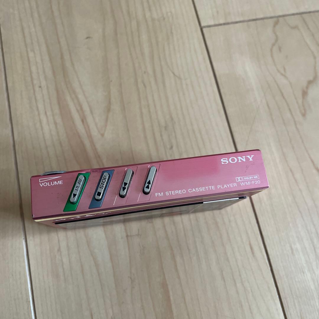 WALKMAN カセットウォークマン　WM-F20 ピンク