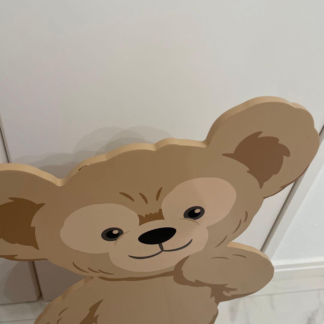 ダッフィー シェリーメイ オブジェ ウッドボード