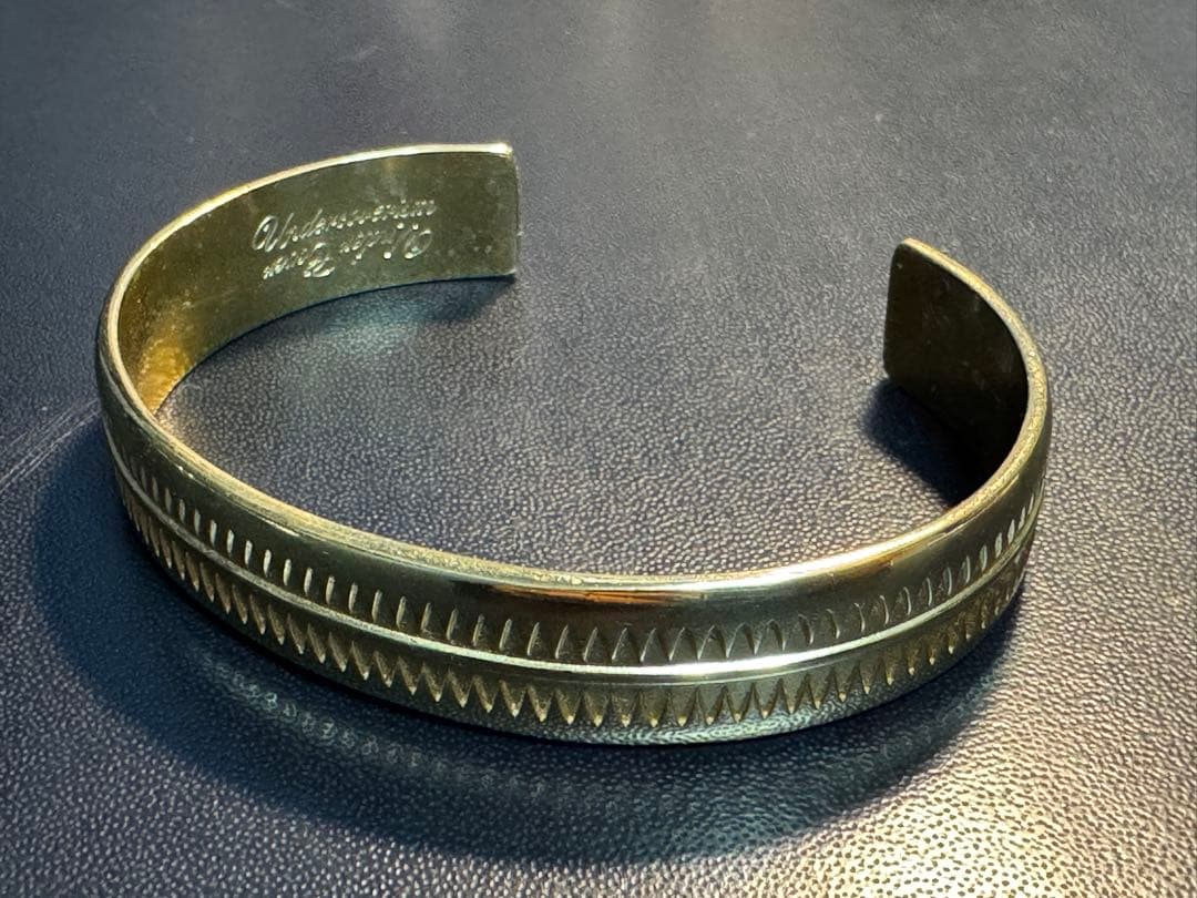 UNDERCOVERISM＊アンダーカバイズム＊バングル＊ZIG柄＊ゴールド