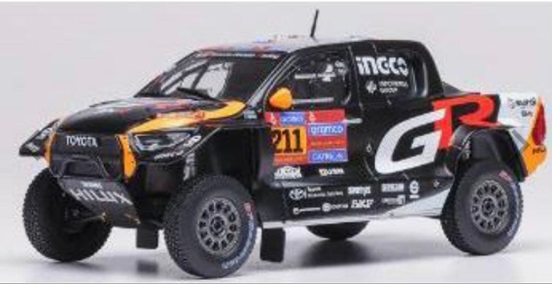 トヨタ ハイラックス 2025ダカールラリー GRハイラックス 1/43