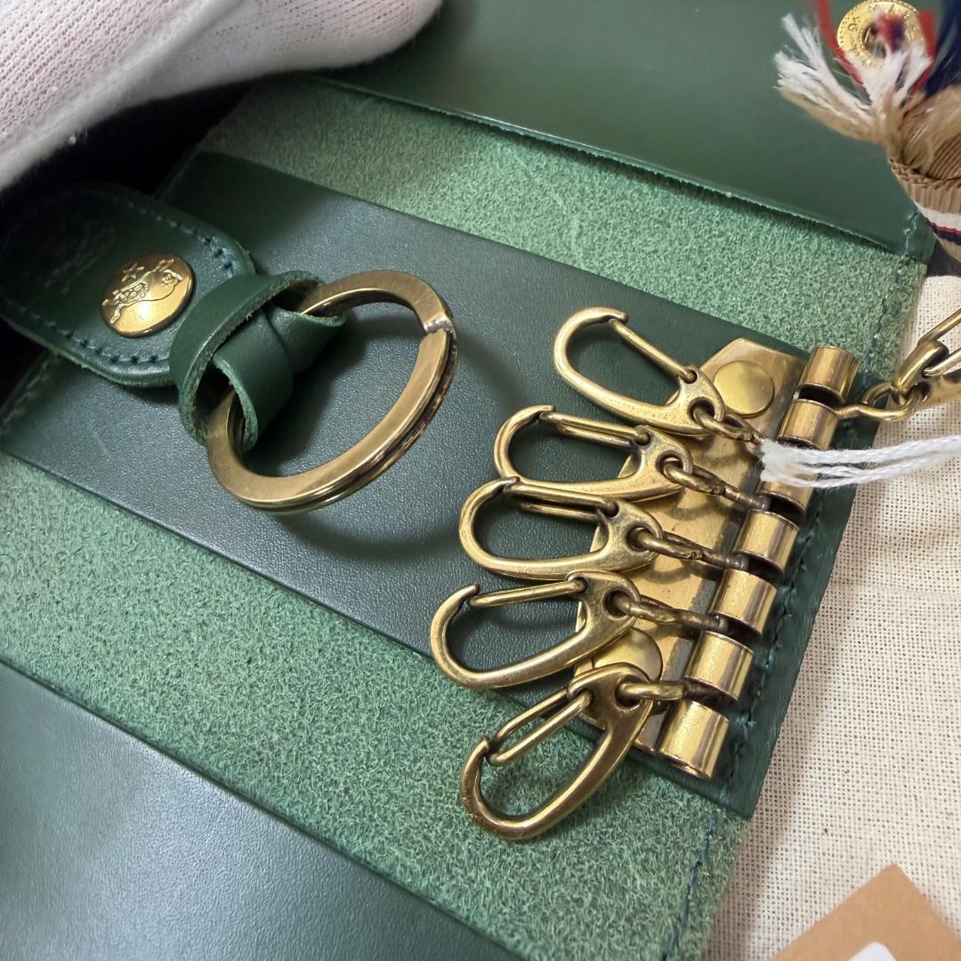 【新品未使用】イルビゾンテ 6連 キーケース グリーン