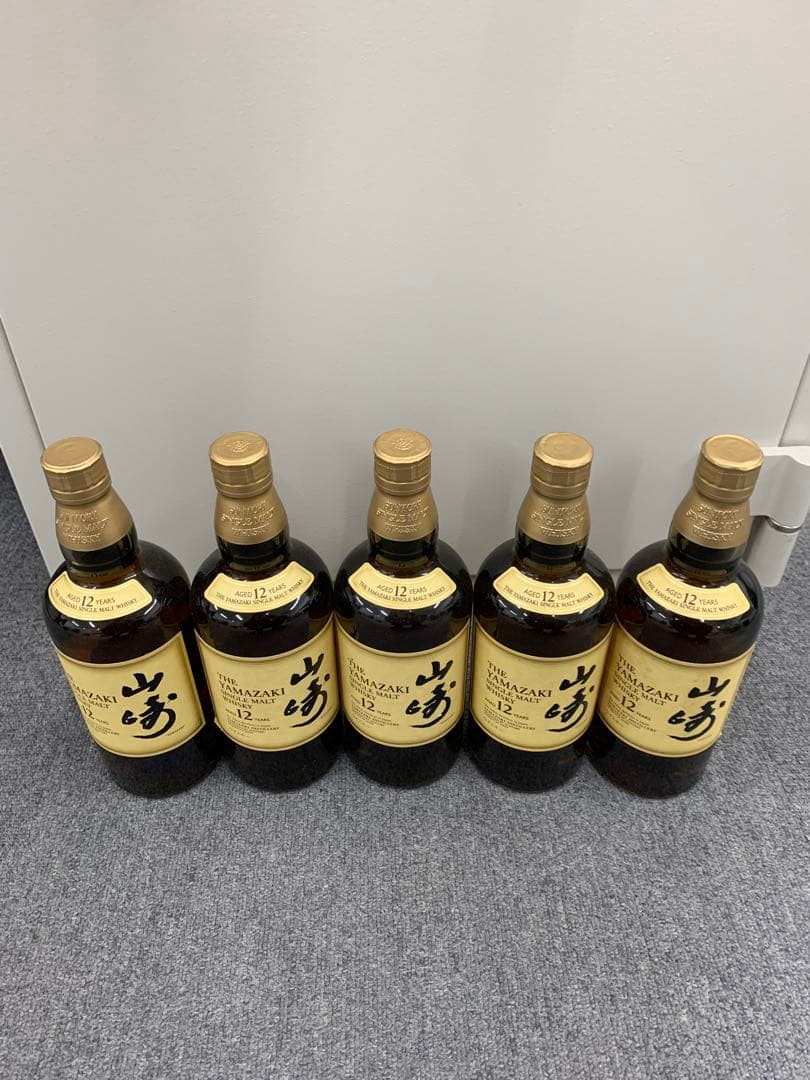 山崎 12年 シングルモルトウイスキー 5本セット　1397 8.0