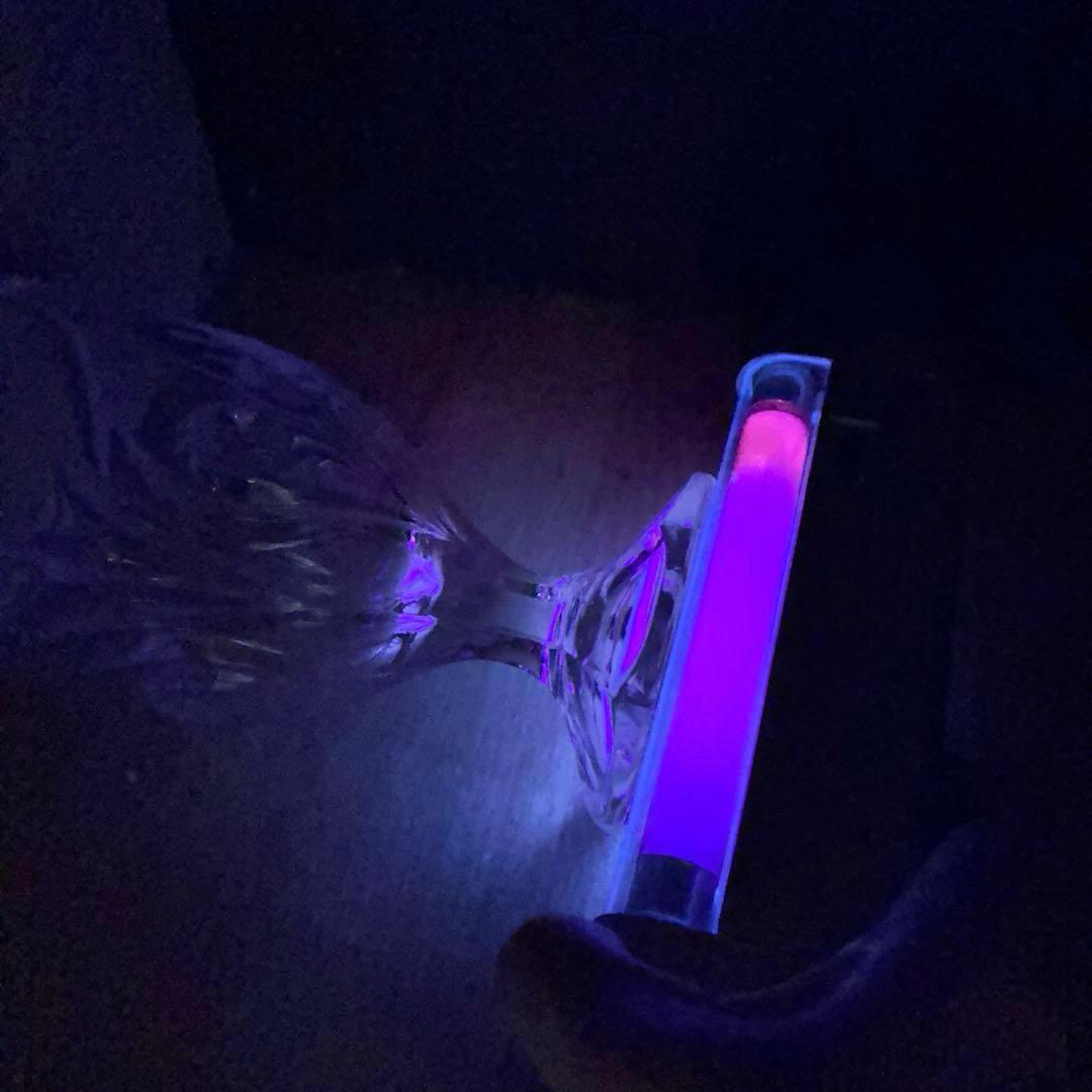 骨董　レトロ　乳白色暈し　ハートプレス紋　チューリップ型　パフェグラス　氷コップ