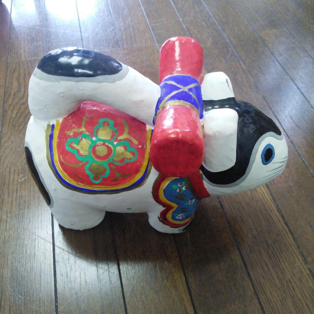 浜松張り子　犬張り子　ヴィンテージ　二橋志乃　年代1960~1970