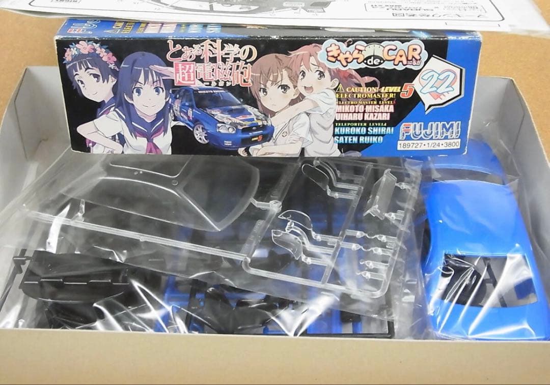 フジミ模型　とある科学の超電磁砲 スバル プラモ　御坂美琴・白井黒子・初春・佐天
