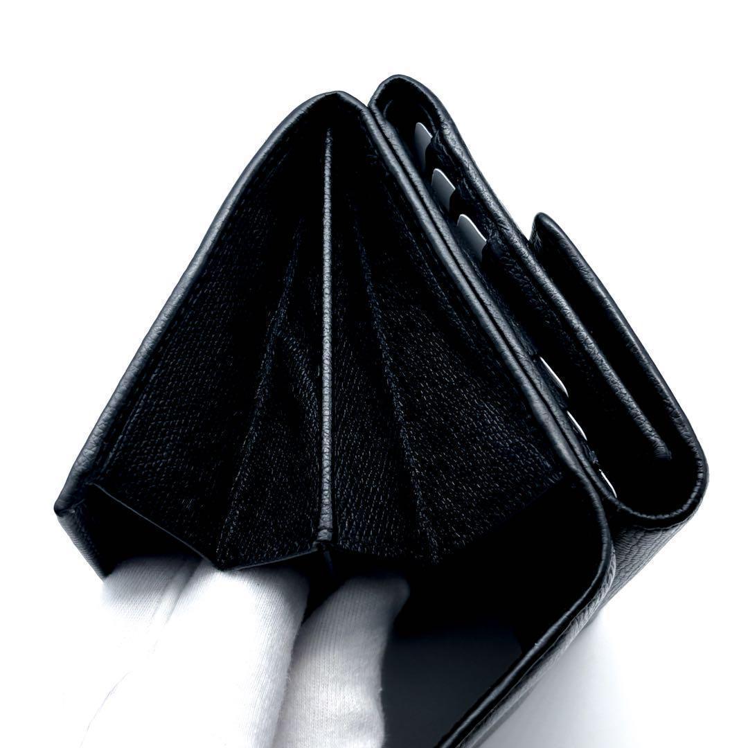 【極美品✨】シャネル 財布 ココボタン Wホック 三つ折