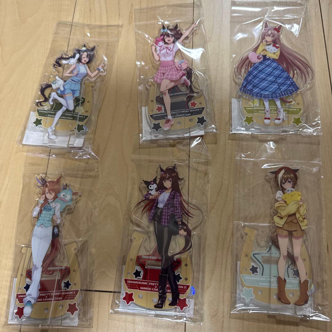 ウマ娘　サンリオコラボ　アクリルスタンド全種未開封