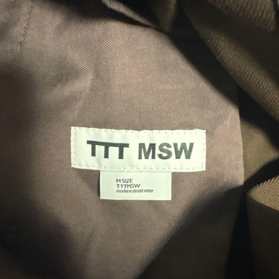 TTT MSW 2tuck chino pants (brown) Mサイズ