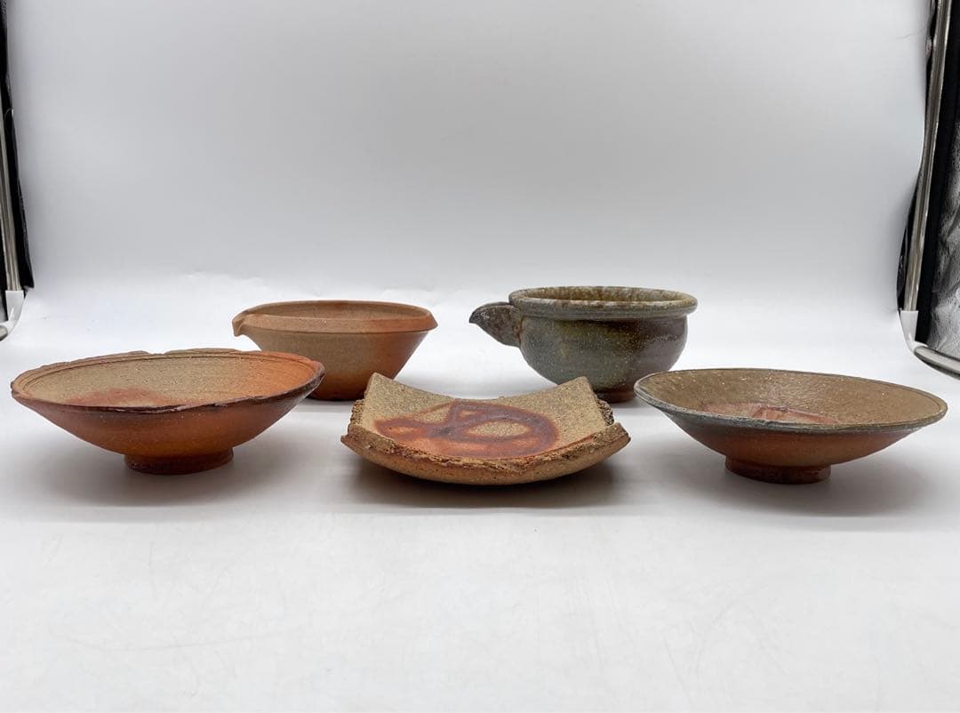 永末隆平　備前焼　鉢皿揃