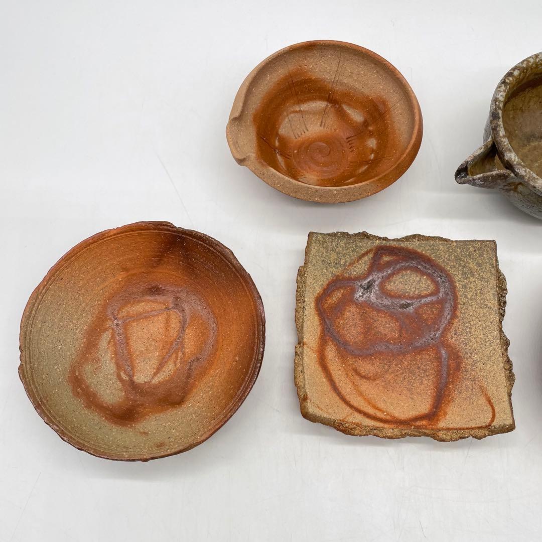 永末隆平　備前焼　鉢皿揃