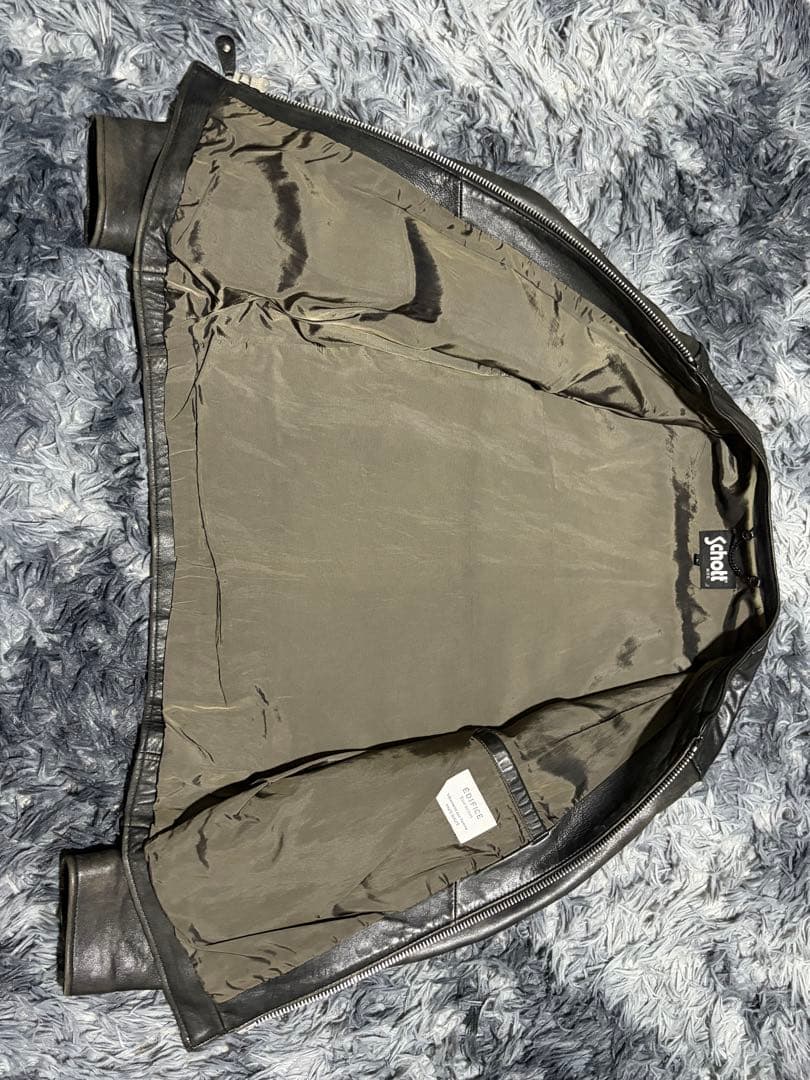 Schott×EDIFICEレザージャケット シングルライダース