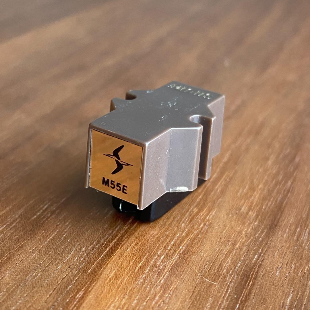 Shure M55E 茶 カモメ カートリッジ 動作確認済み