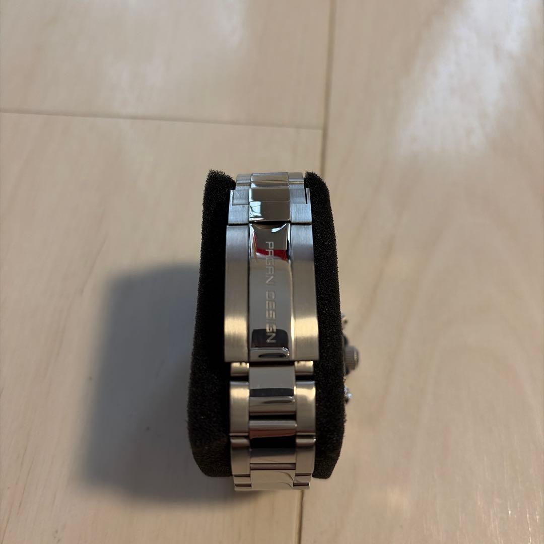 PAGANI DESIGN クロノグラフ 銀文字盤　PD-1644