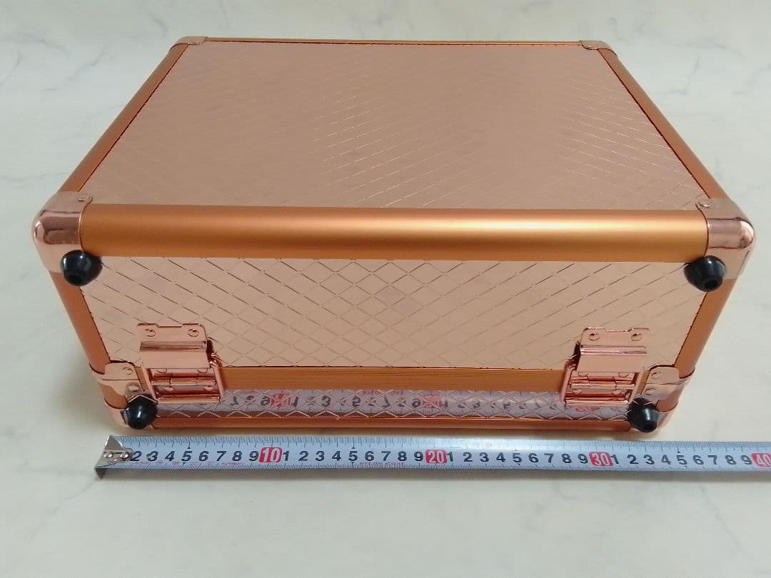 フランフラン ヴァリーズ ハリウッドボックス S メイクボックス コッパー