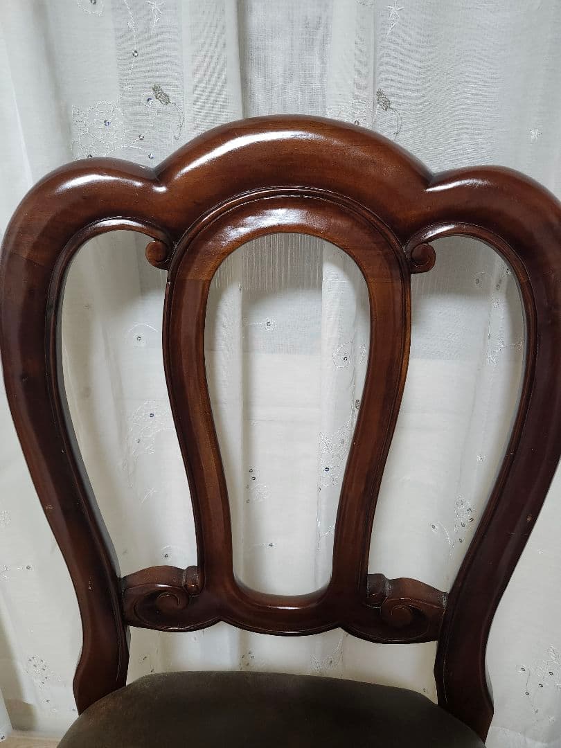 クラシック 木製チェア ブラウン