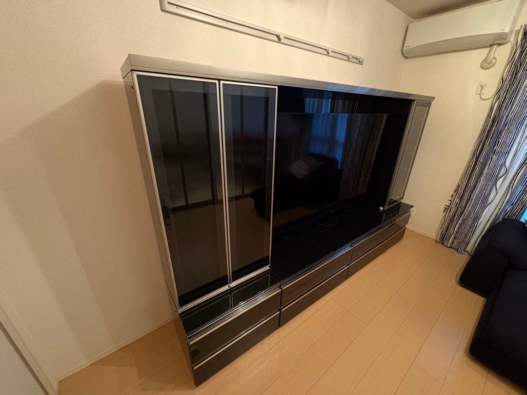 パモウナ テレビボード(3 点セット)※本ページはキャビネット(左側)用