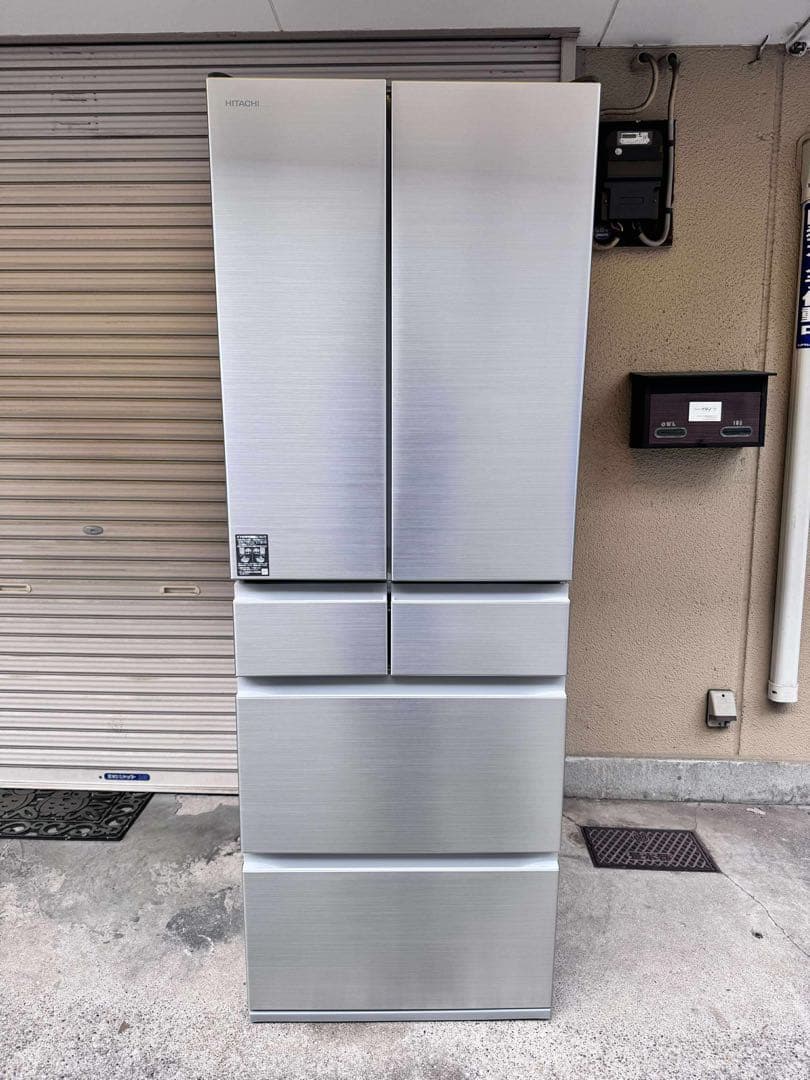 【美品・2024年製】HITACHI 冷凍冷蔵庫 R-H54TG(S) 540L