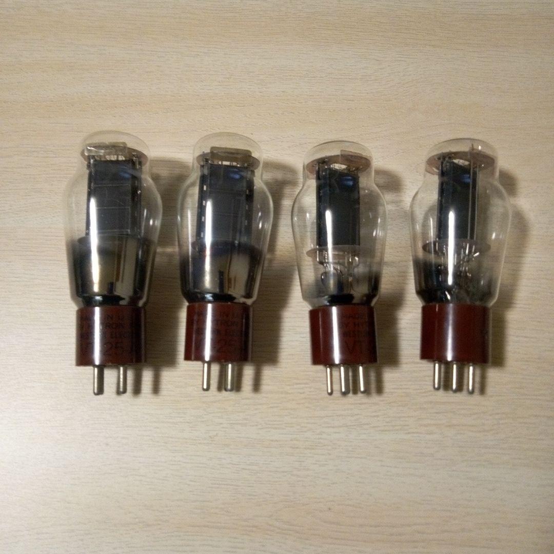 真空管 VT-25A 4本 　　中古品