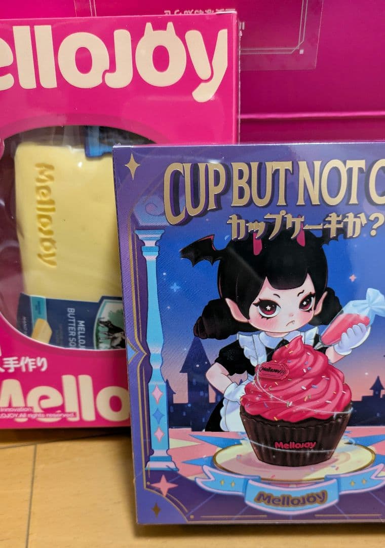 Mellojoy カップケーキ バター スクイーズ