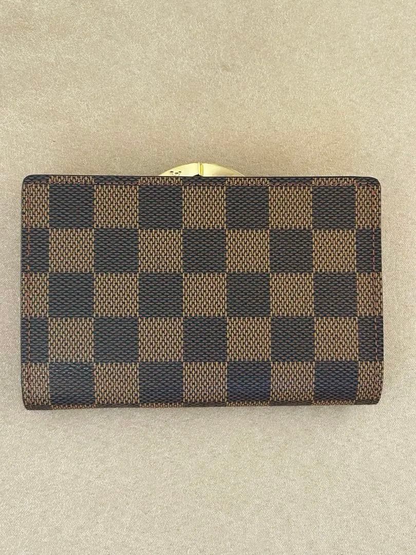 【使用少✨】ルイヴィトン ダミエ ヴィエノワ がま口 二つ折り財布
