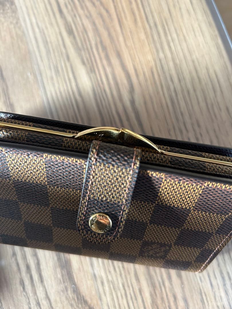 【使用少✨】ルイヴィトン ダミエ ヴィエノワ がま口 二つ折り財布