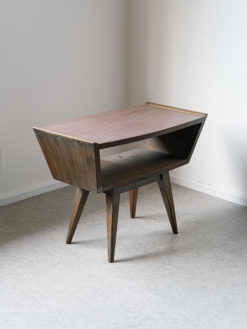 北欧 vintage ミッドセンチュリーモダン サイドテーブル 収納ボード