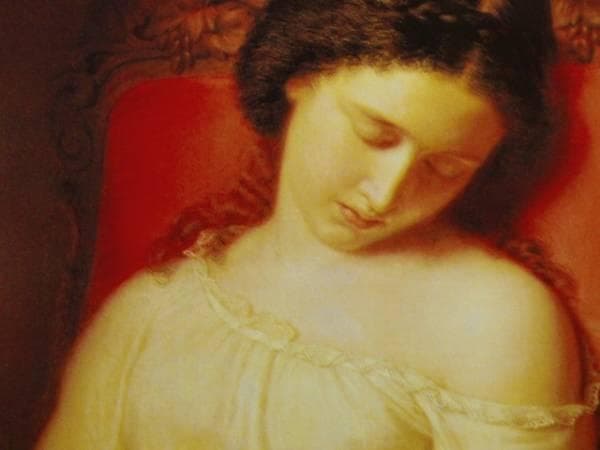 モレル・フョードル・アントーノビッチ、眠れる娘、希少画集画、新品額装付